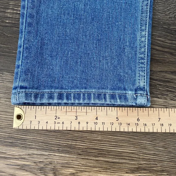 Frank And Oak Jeans Women 30 Blue Relaxed Taper Fit Utility Carpenter Gorpcore