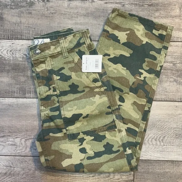 Free People Remy Moss Camo Pants