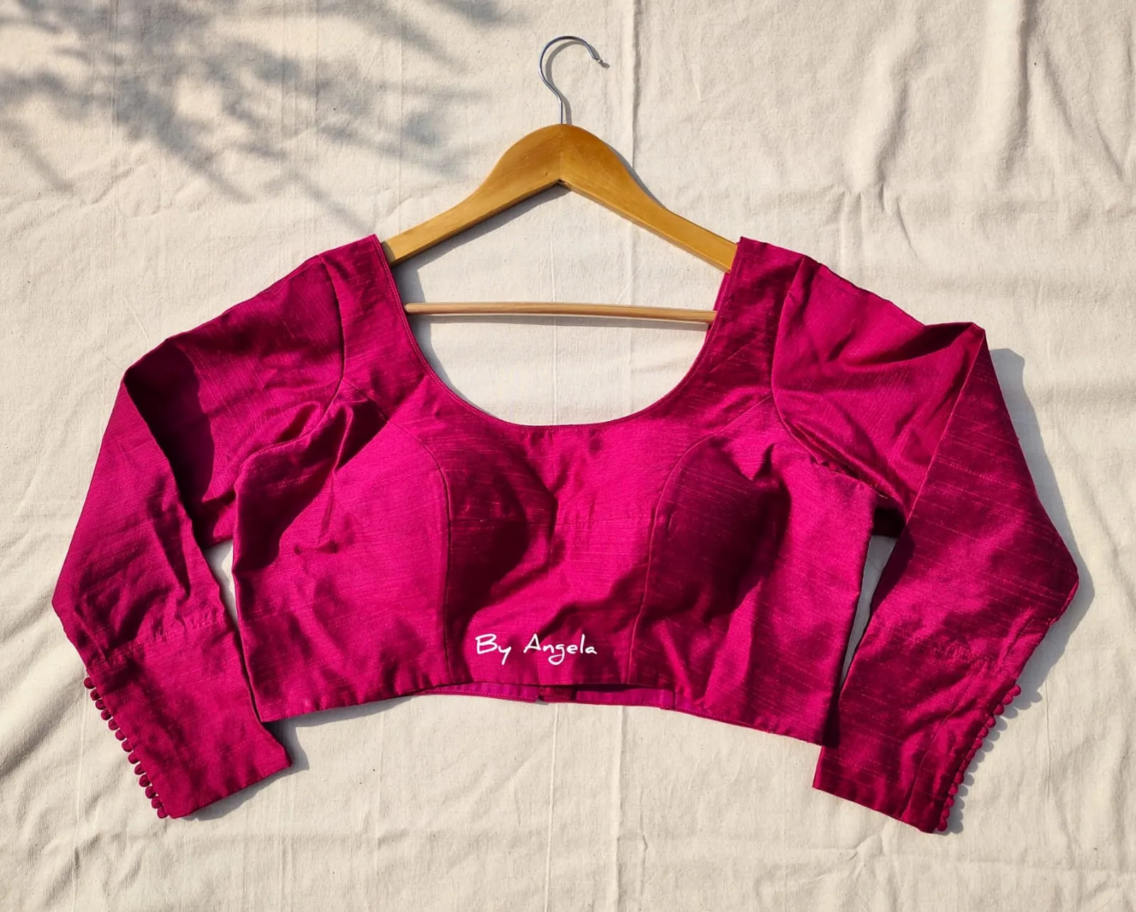 Full sleeve plain blouse