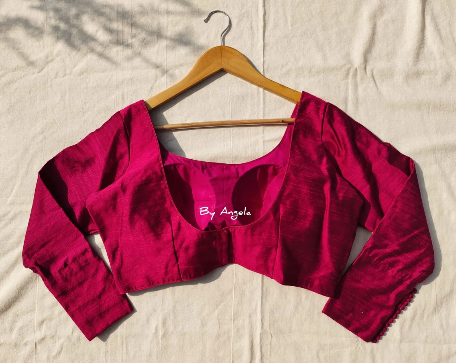 Full sleeve plain blouse