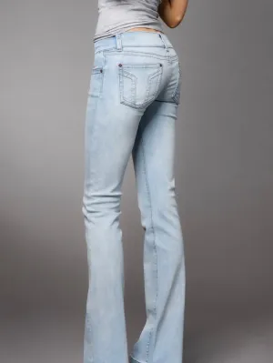 G Rise Gena Jeans - Ice