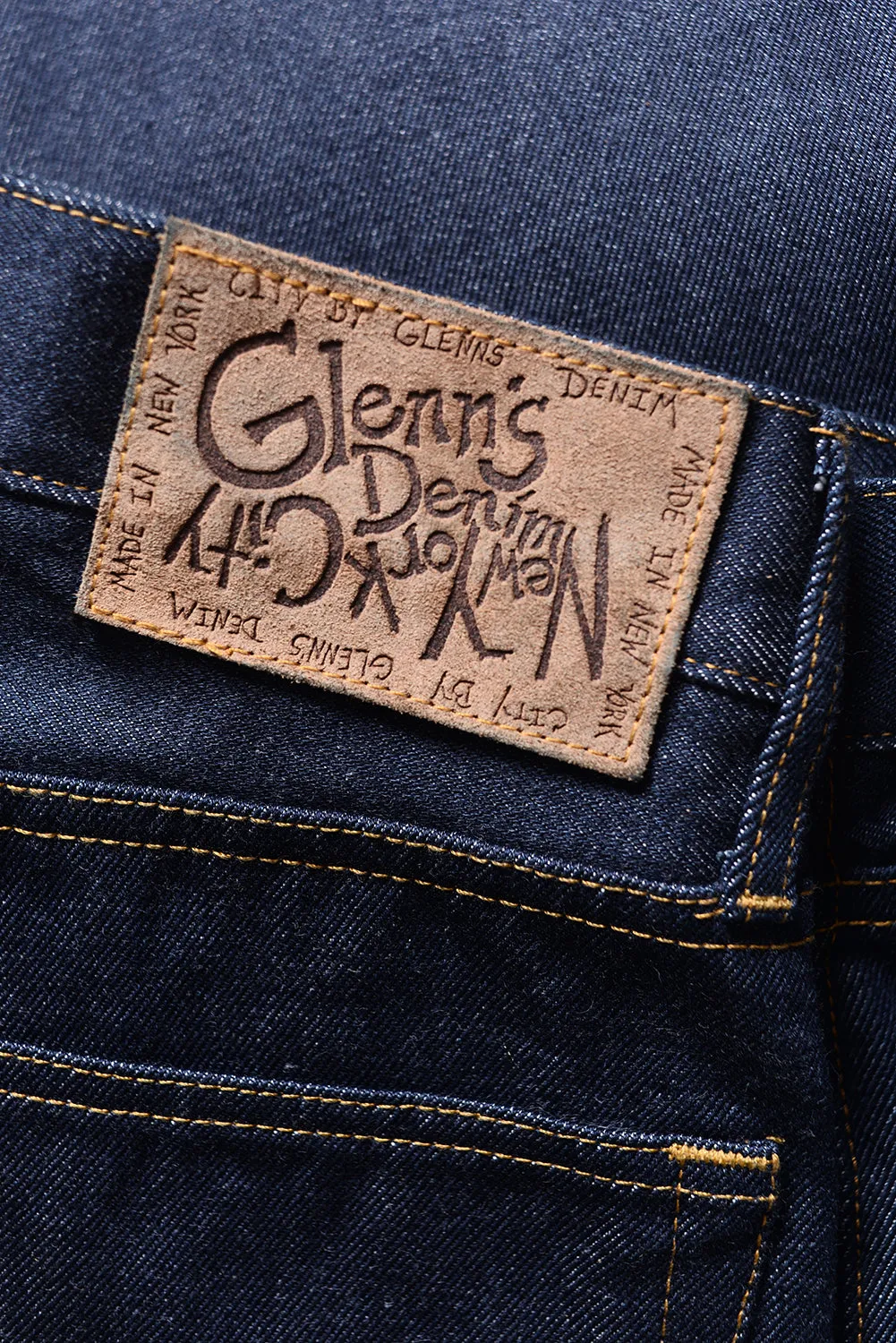 GD112 SLOUCHY TAPERED | Raw 13 Oz Selvedge Denim - Classic Indigo