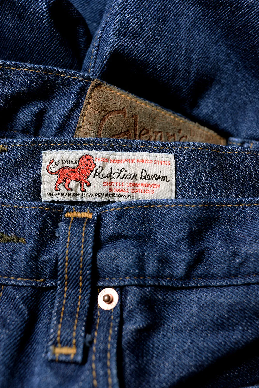 GD112 SLOUCHY TAPERED | Raw 13 Oz Selvedge Denim - Classic Indigo