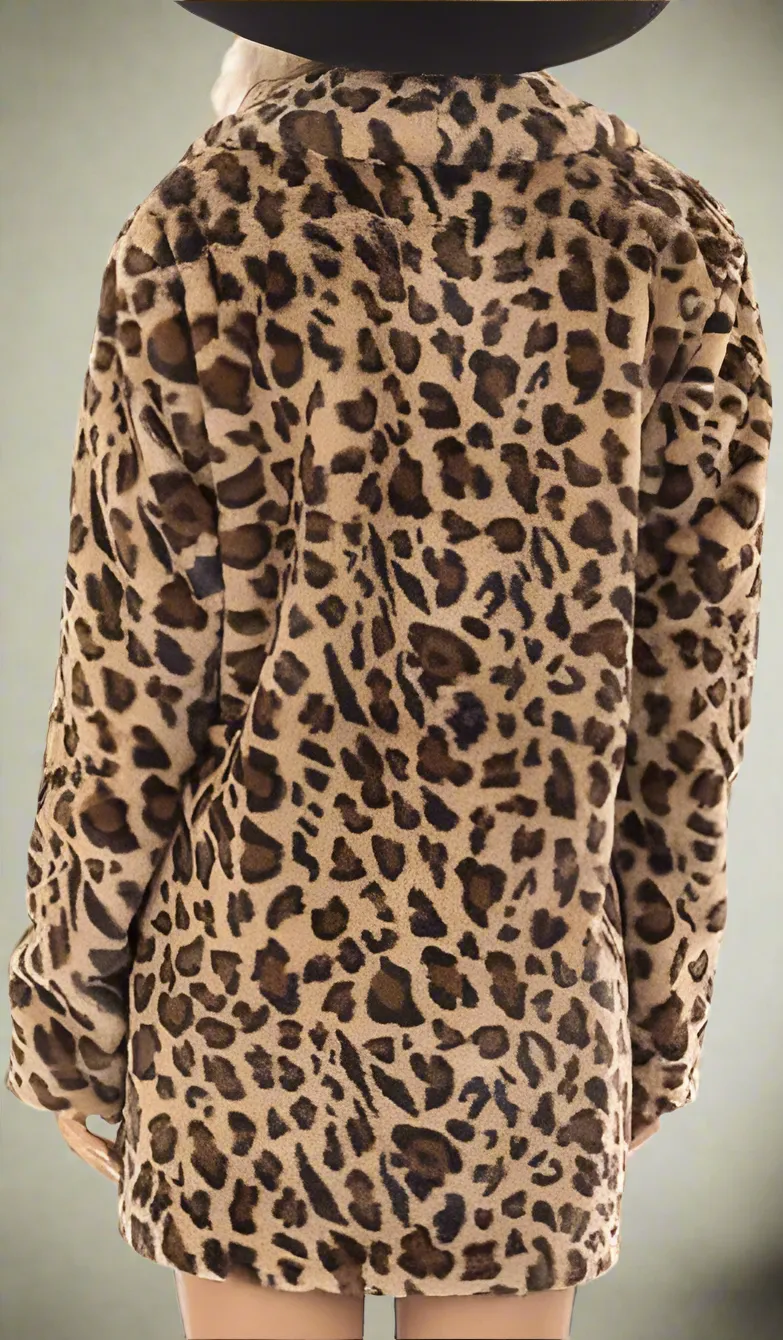 Gemma – Fuzzy Women's Windbreaker Jacket