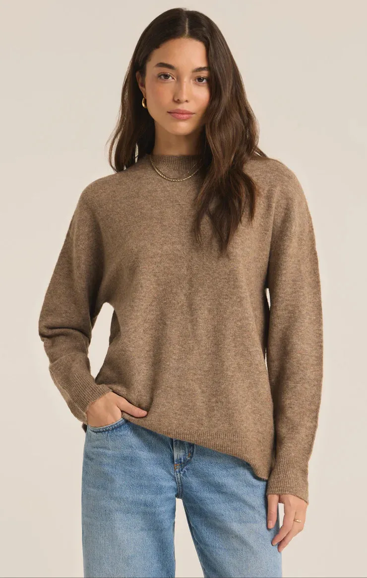 Gia Crew Neck Sweater-Chai