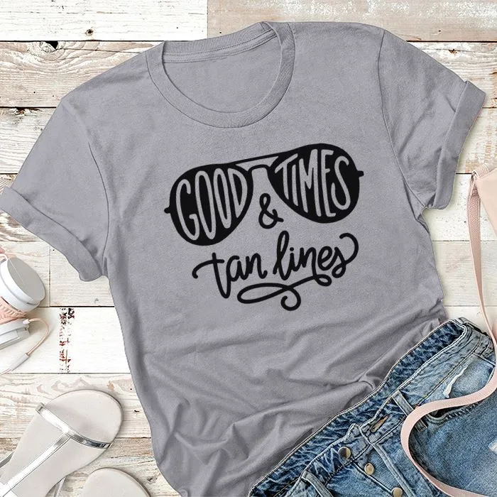 Good Times And Tan Lines Premium Tees