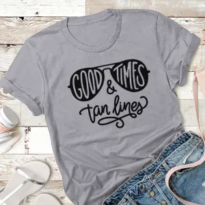 Good Times And Tan Lines Premium Tees