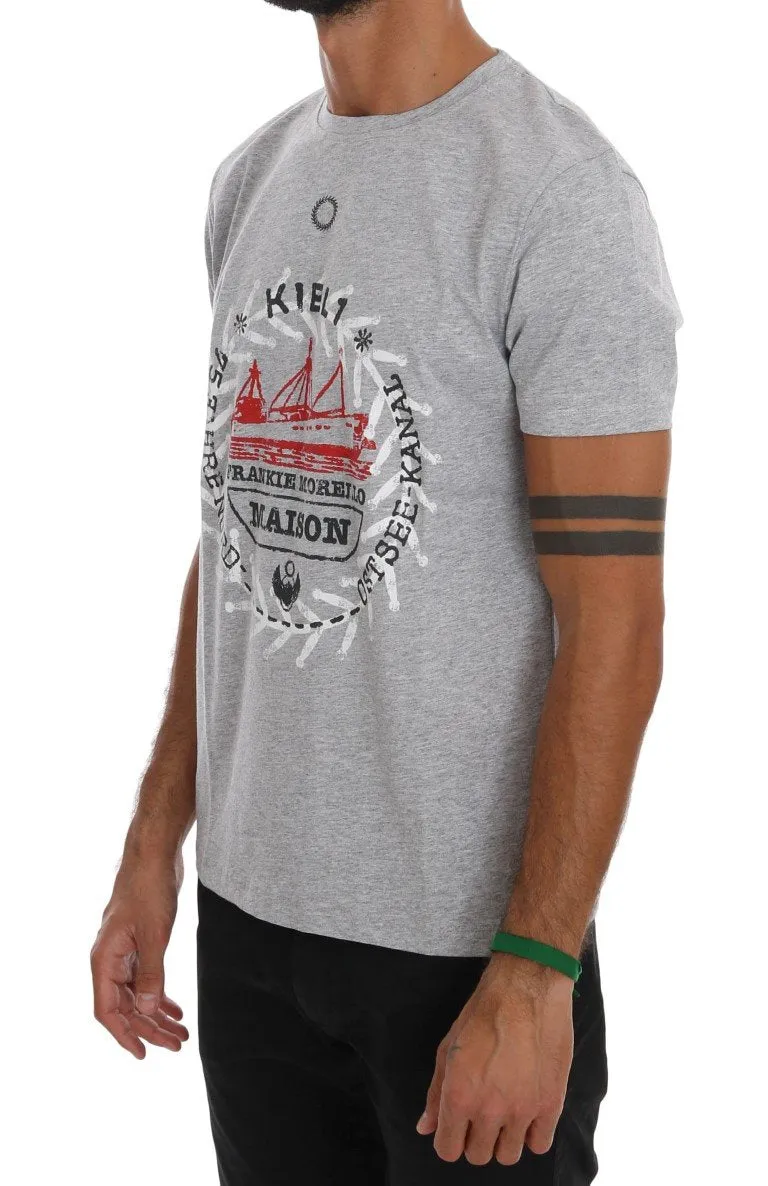 Gray Cotton Maison T-Shirt
