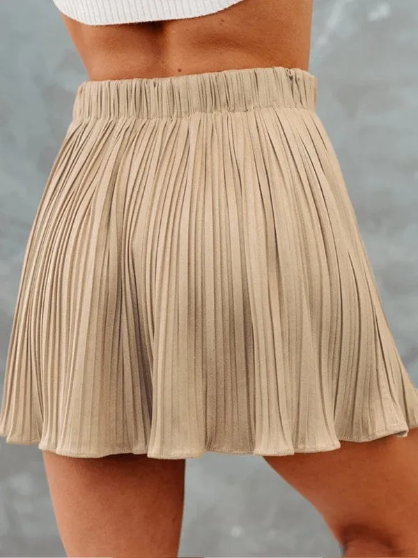 ❤GYPSY GIRL - Ice Silk Wrinkled Skirt