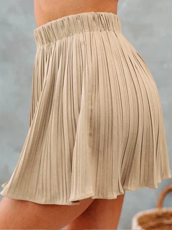 ❤GYPSY GIRL - Ice Silk Wrinkled Skirt