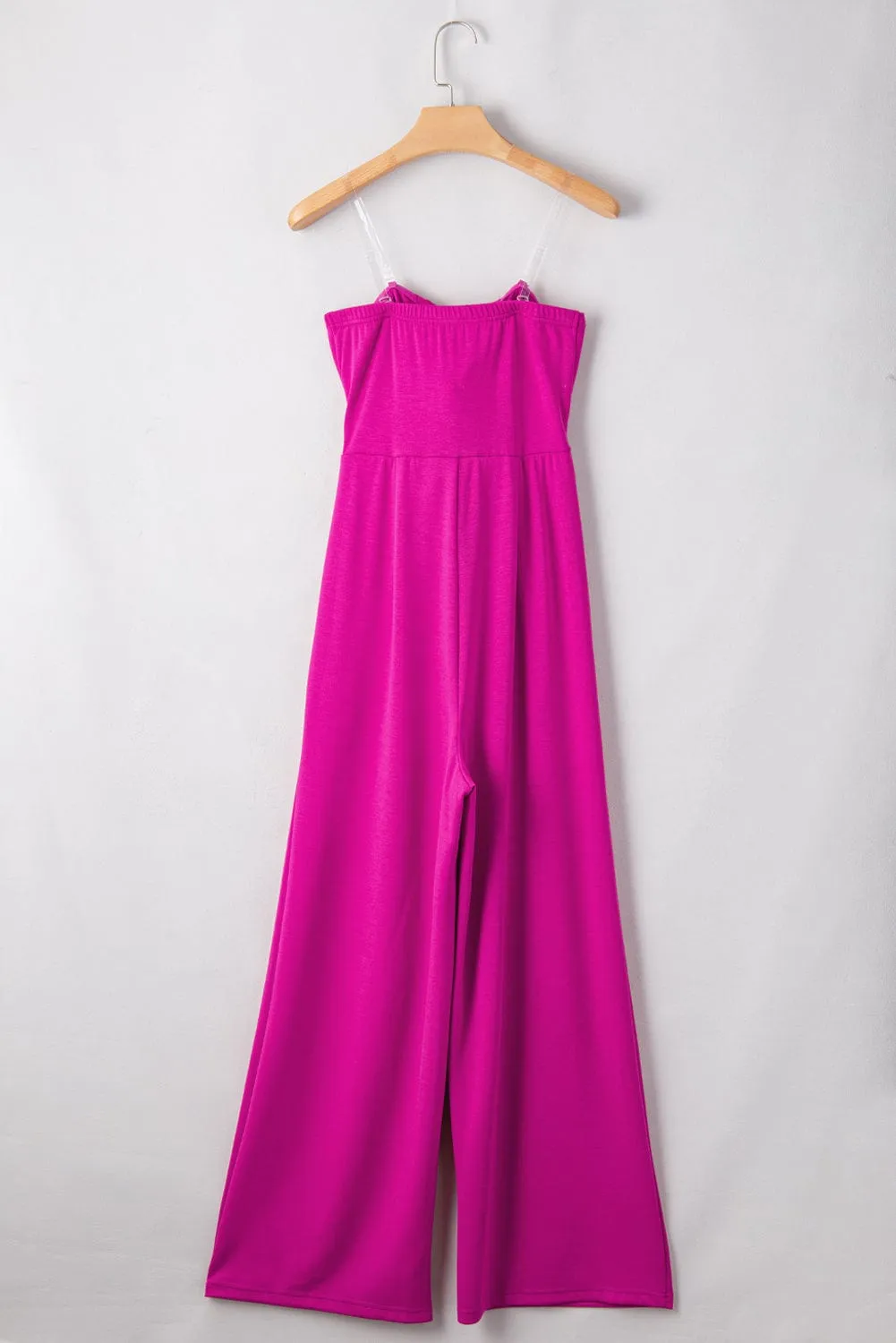 GYPSY - Tied Tube Top Wide Leg Jumpsuit