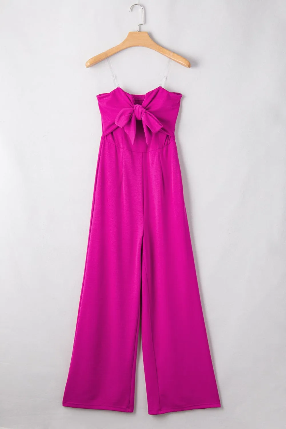 GYPSY - Tied Tube Top Wide Leg Jumpsuit