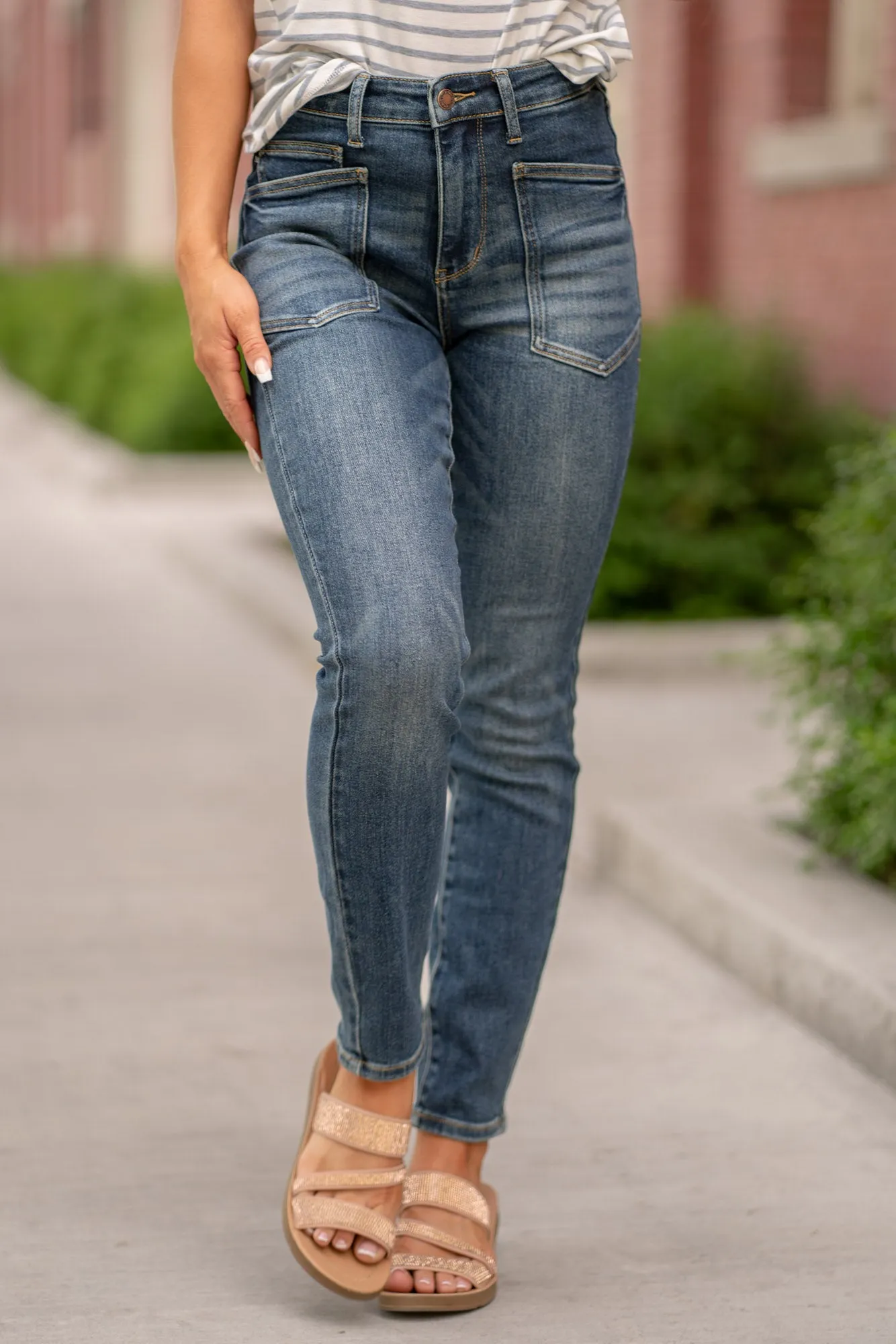 Have a Good Day High Rise Relaxed Fit Regular & Plus Sizes