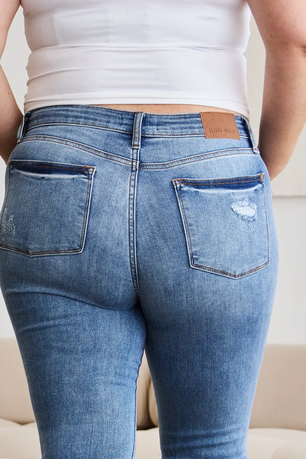 Hazel Blues® |  Judy Blue Release Hem Cropped Bootcut Jeans