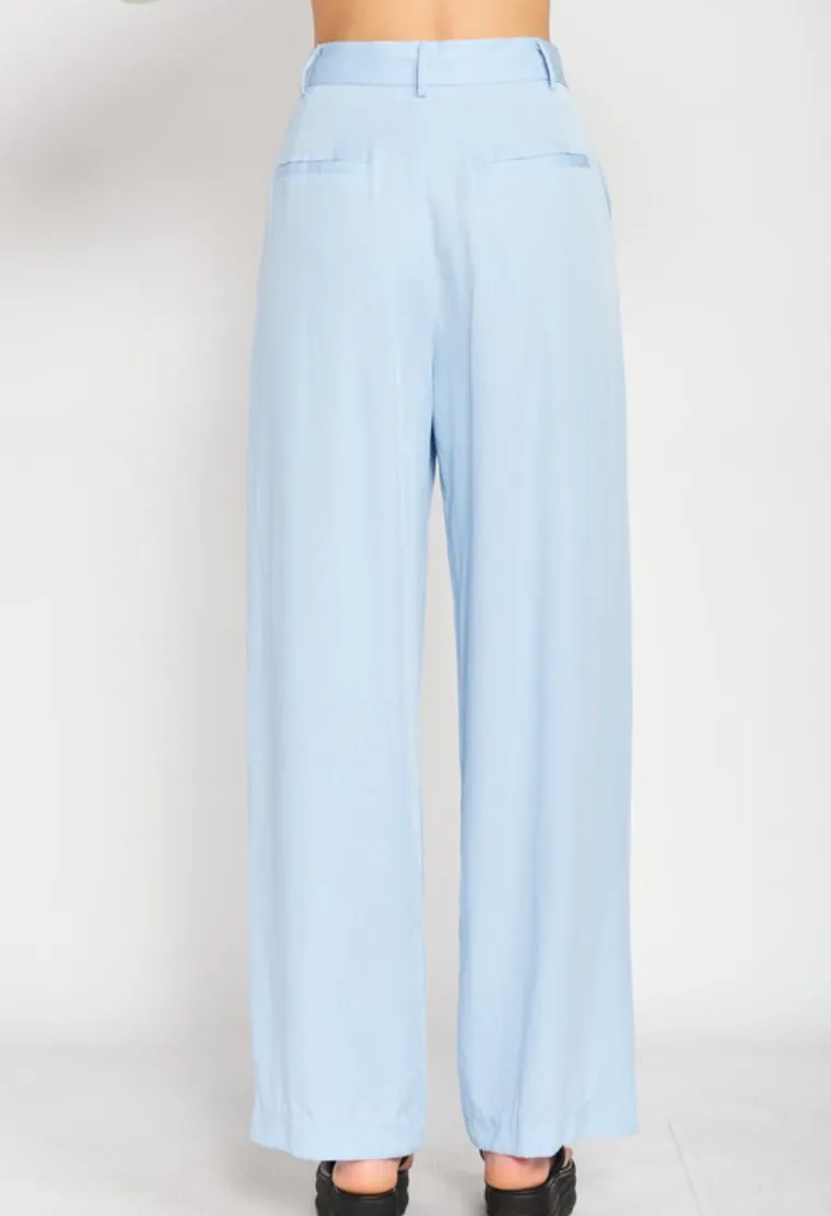 High Waisted Wide Leg Trousers