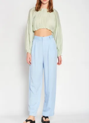 High Waisted Wide Leg Trousers
