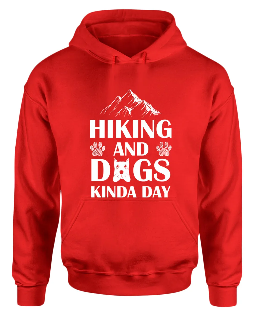 Hiking and dogs kinda day hoodie, dog lover hoodies, hiker hoodies