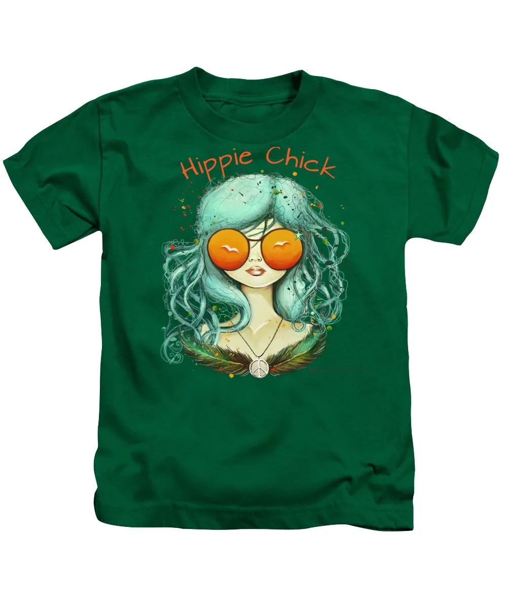 Hippie Chick - Kids T-Shirt