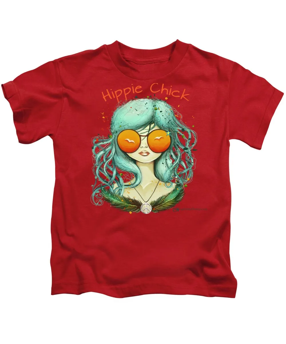Hippie Chick - Kids T-Shirt