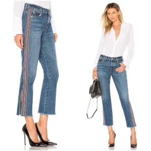 Hudson Jeans Riley Luxe Crop W/Raw Hem Size 25