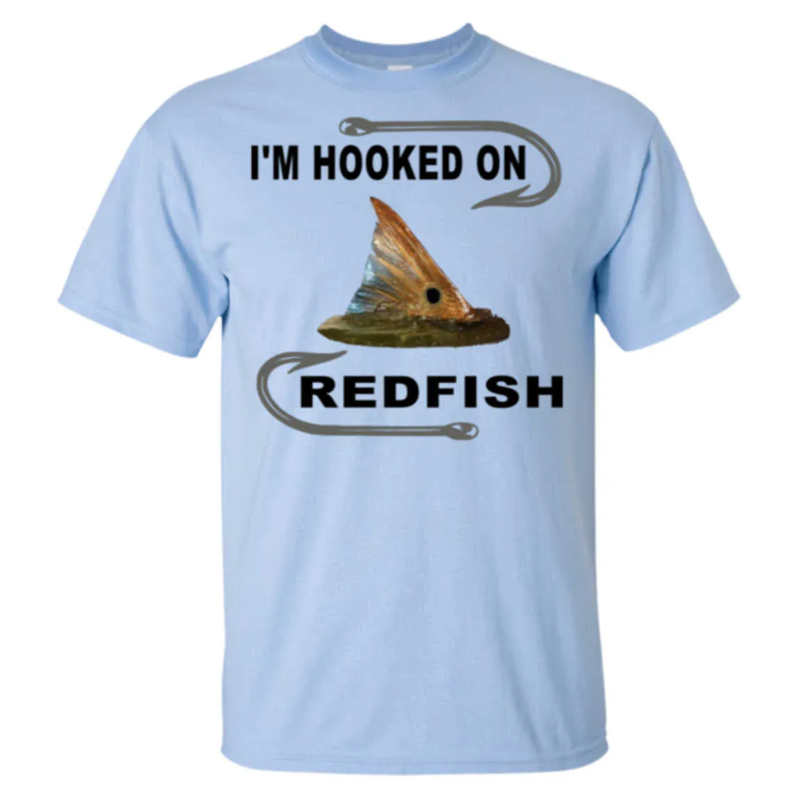 I'm Hooked On Redfish T-Shirt b