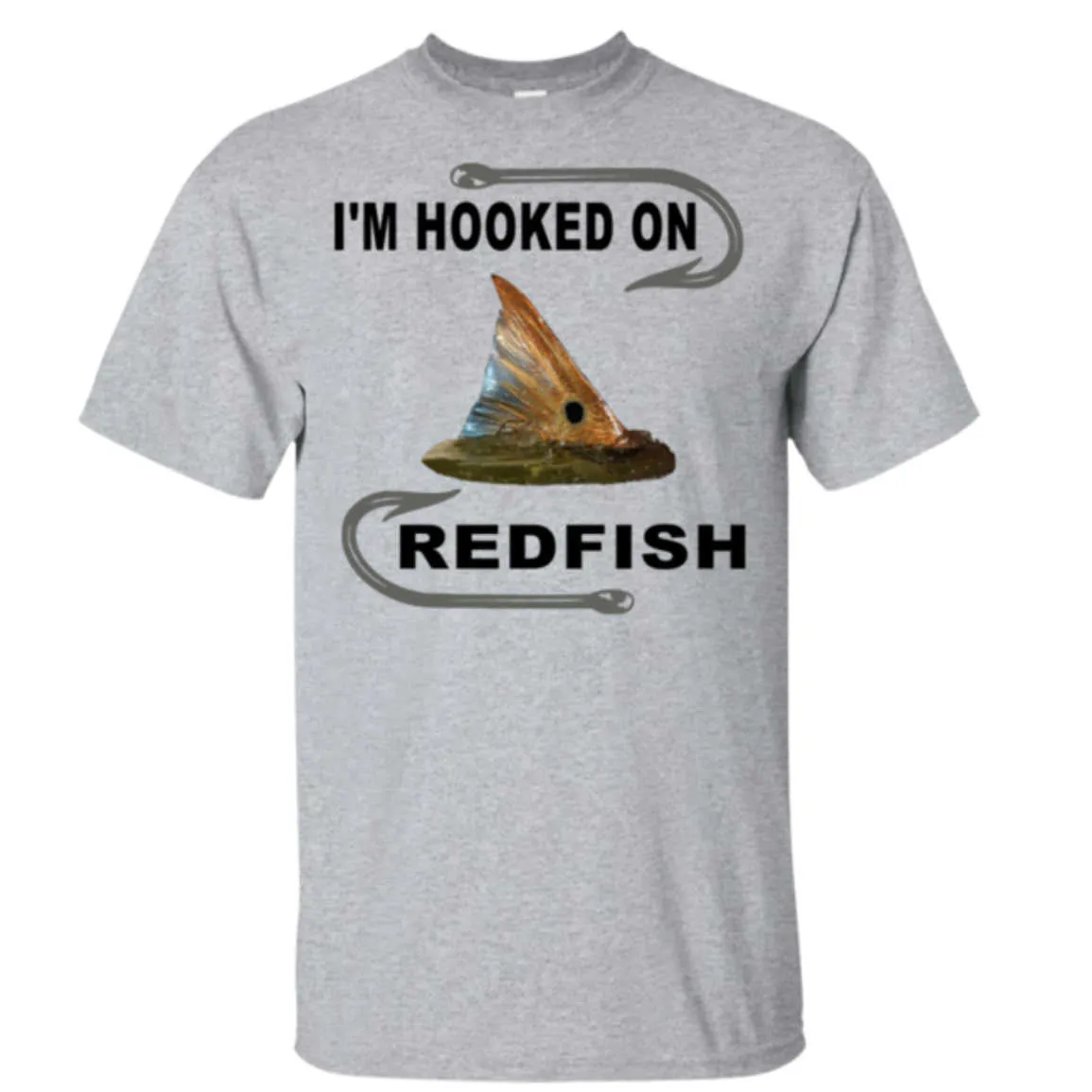 I'm Hooked On Redfish T-Shirt b