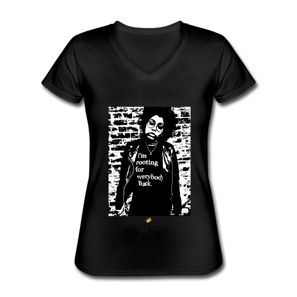 Im Rooting - Women's V-Neck T-Shirt