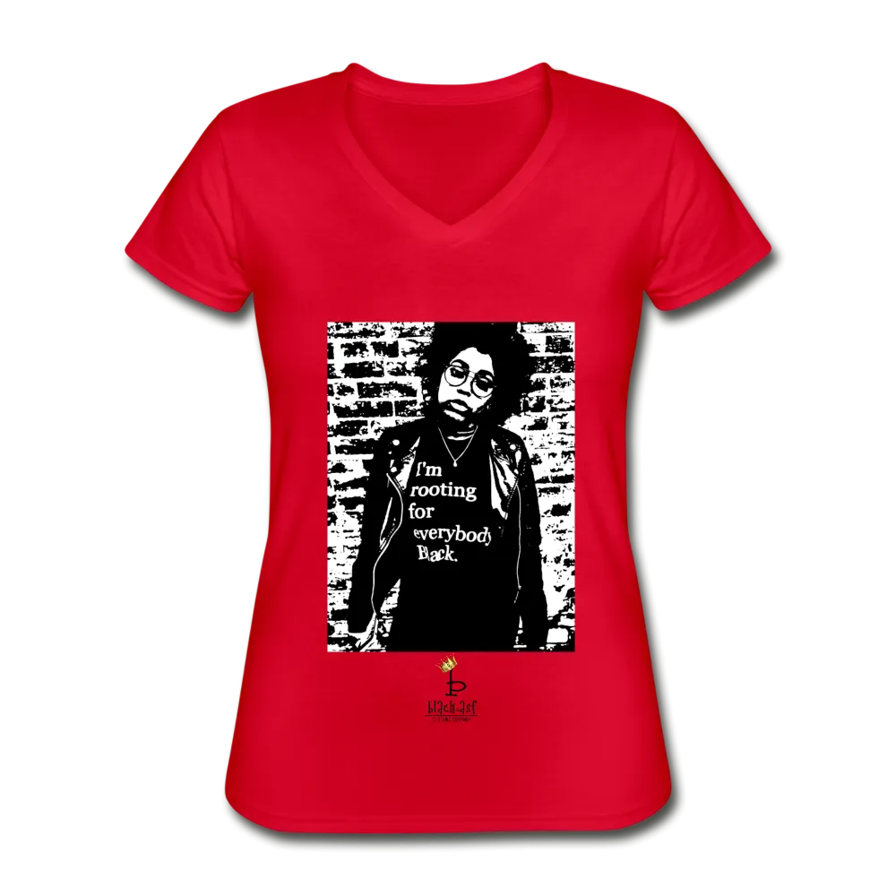 Im Rooting - Women's V-Neck T-Shirt