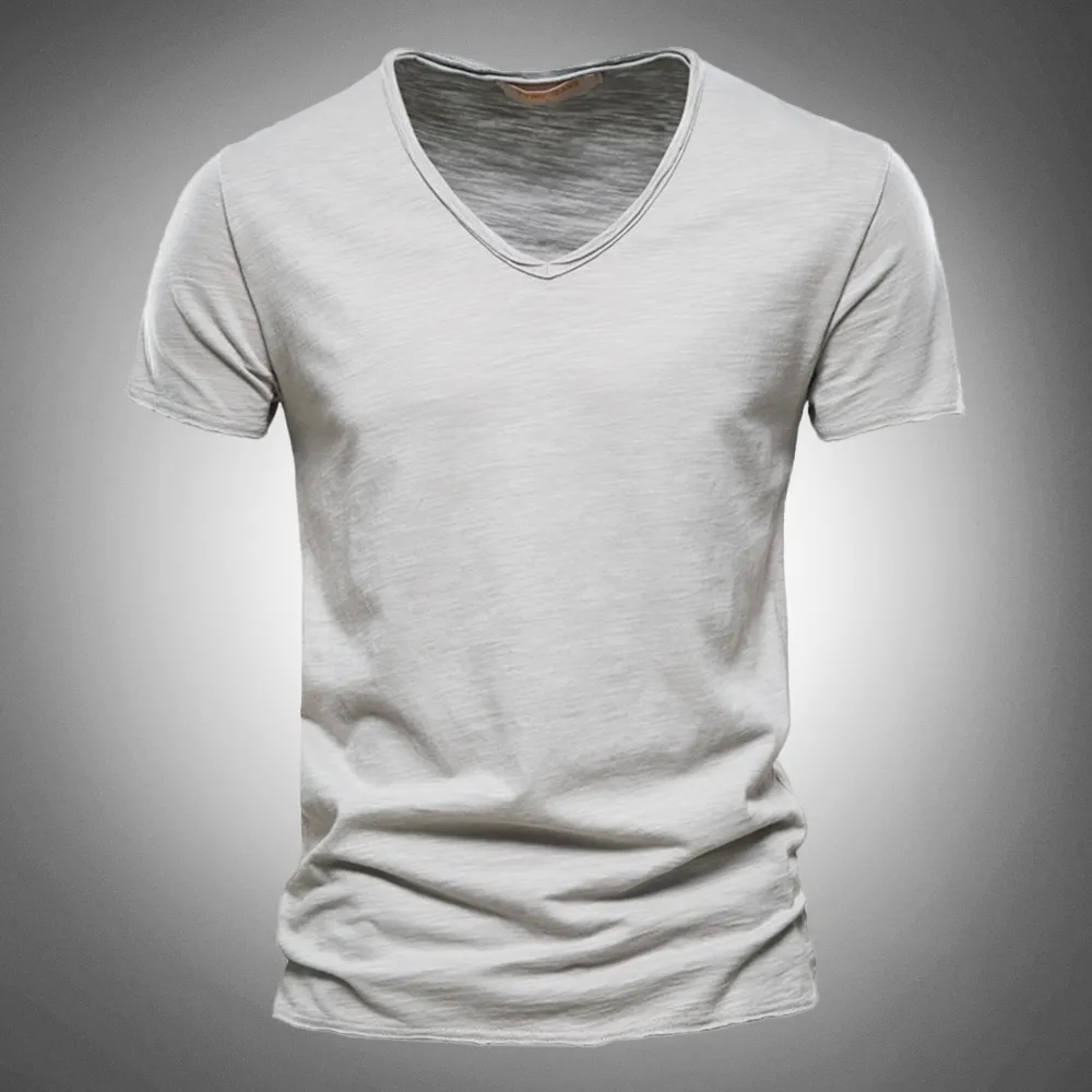 Indigo V-Neck T-Shirt
