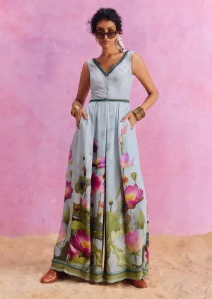 Isra blue jumpsuit