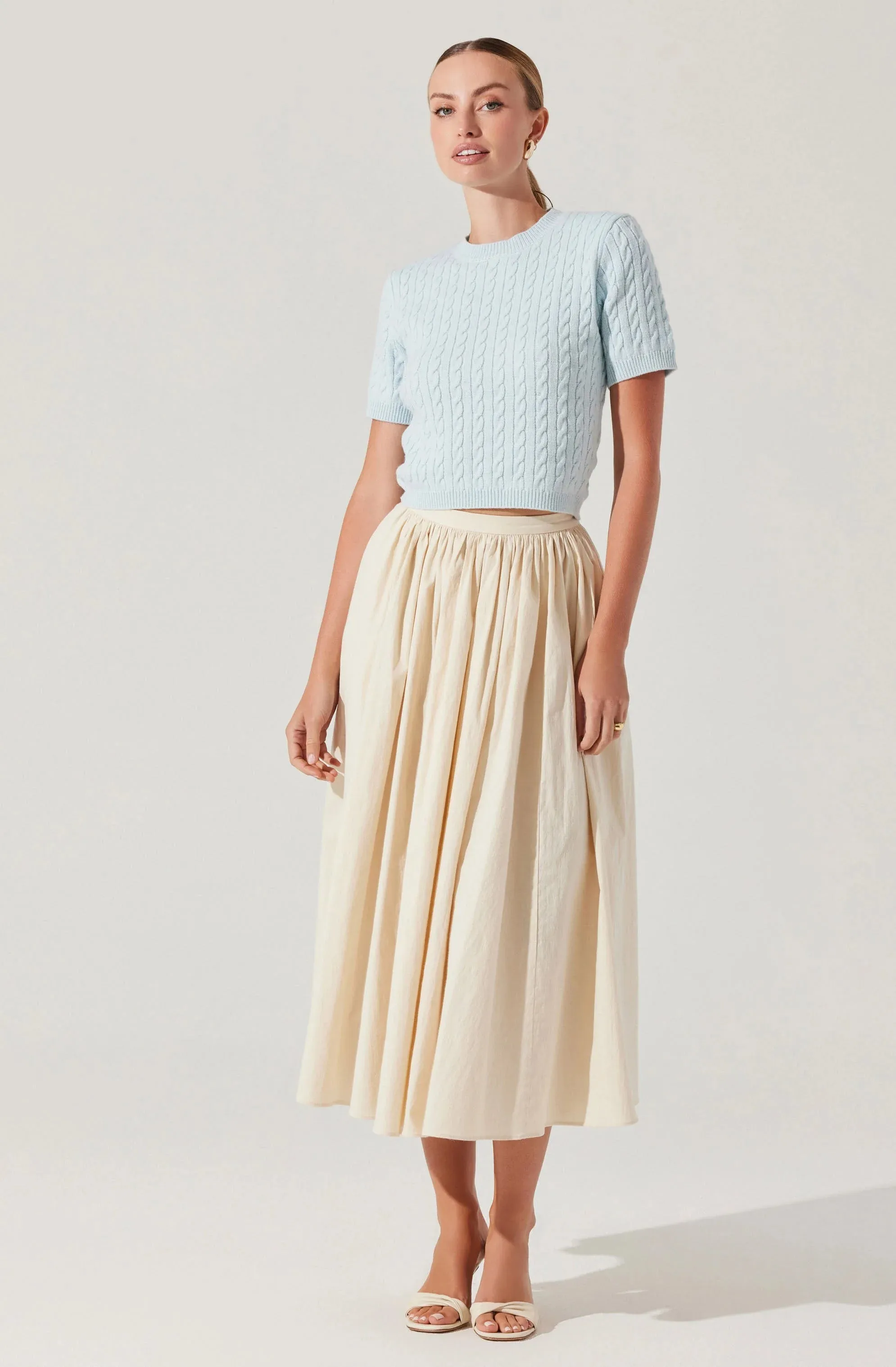 IYLA CABLE KNIT SWEATER