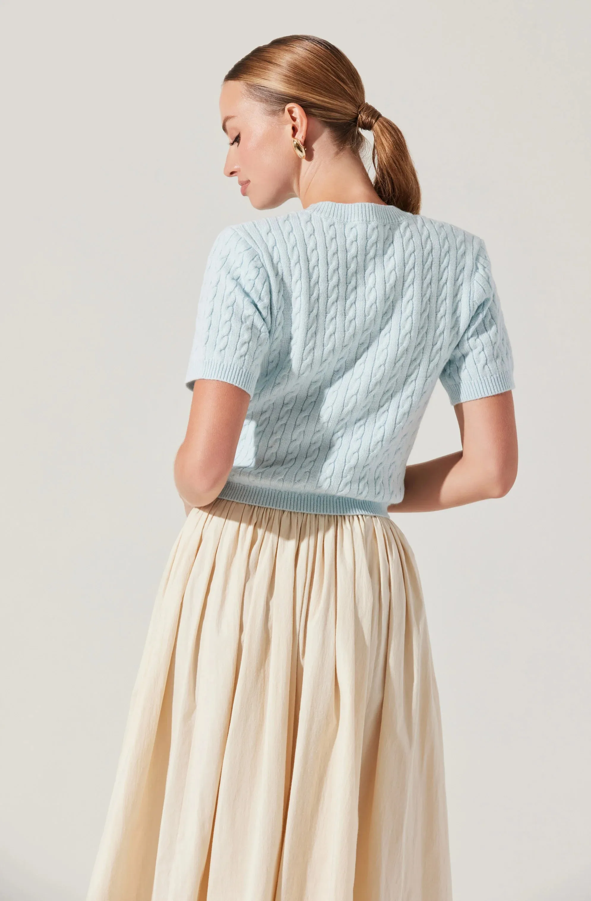 IYLA CABLE KNIT SWEATER