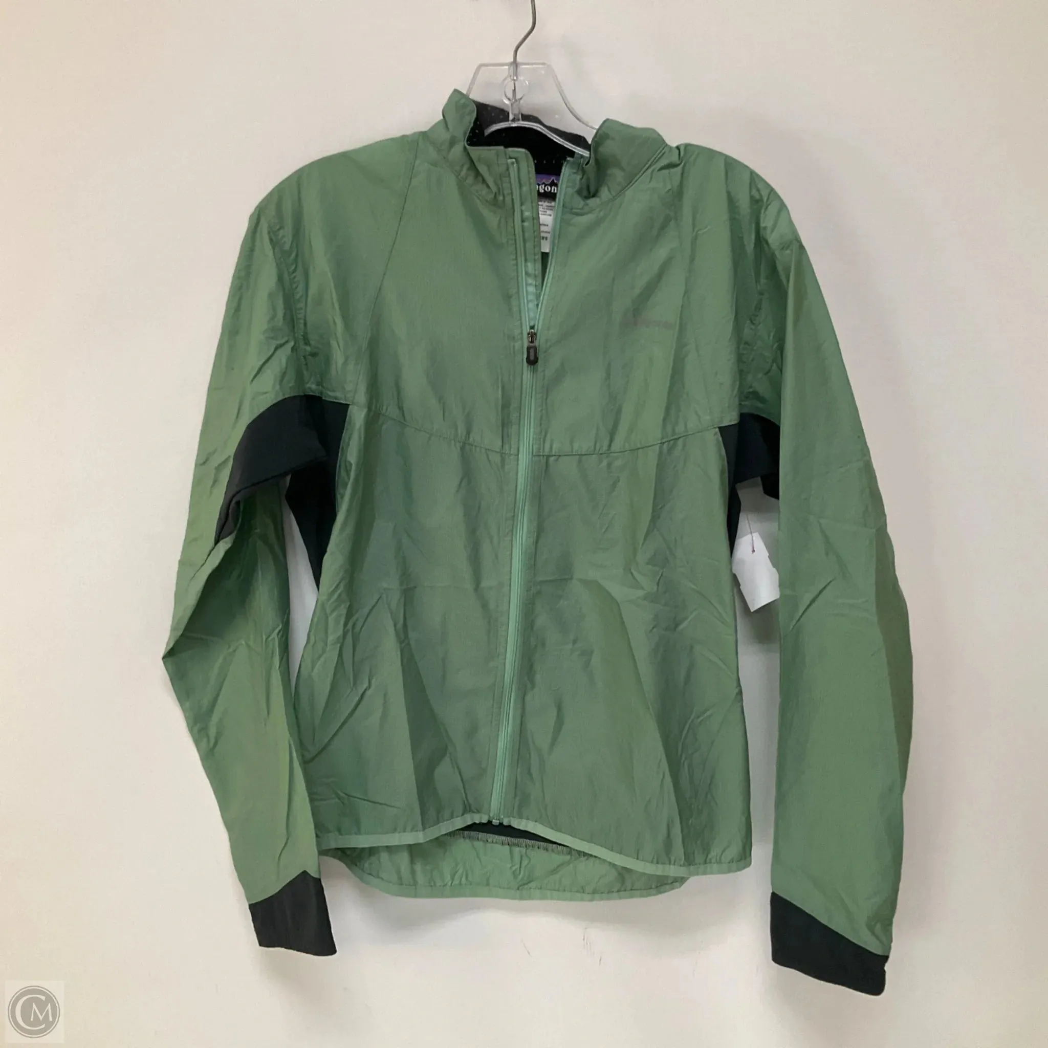 Jacket Windbreaker By Patagonia In Green, Size: S