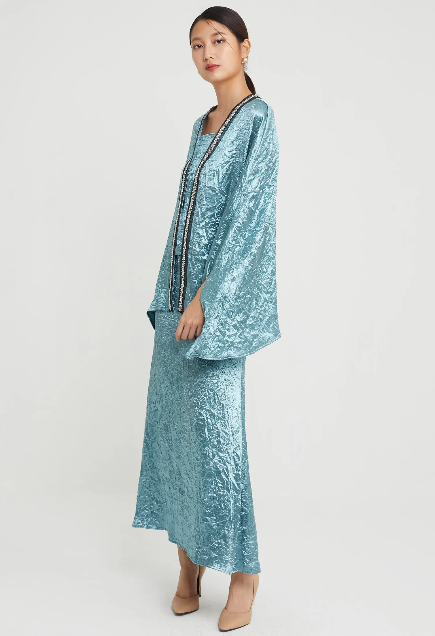 Jade Luxy Satin Maxi Skirt