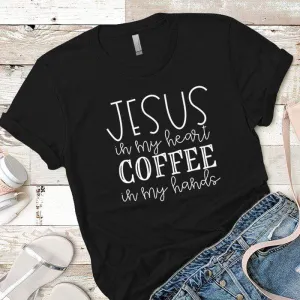 Jesus In My Heart Premium Tees