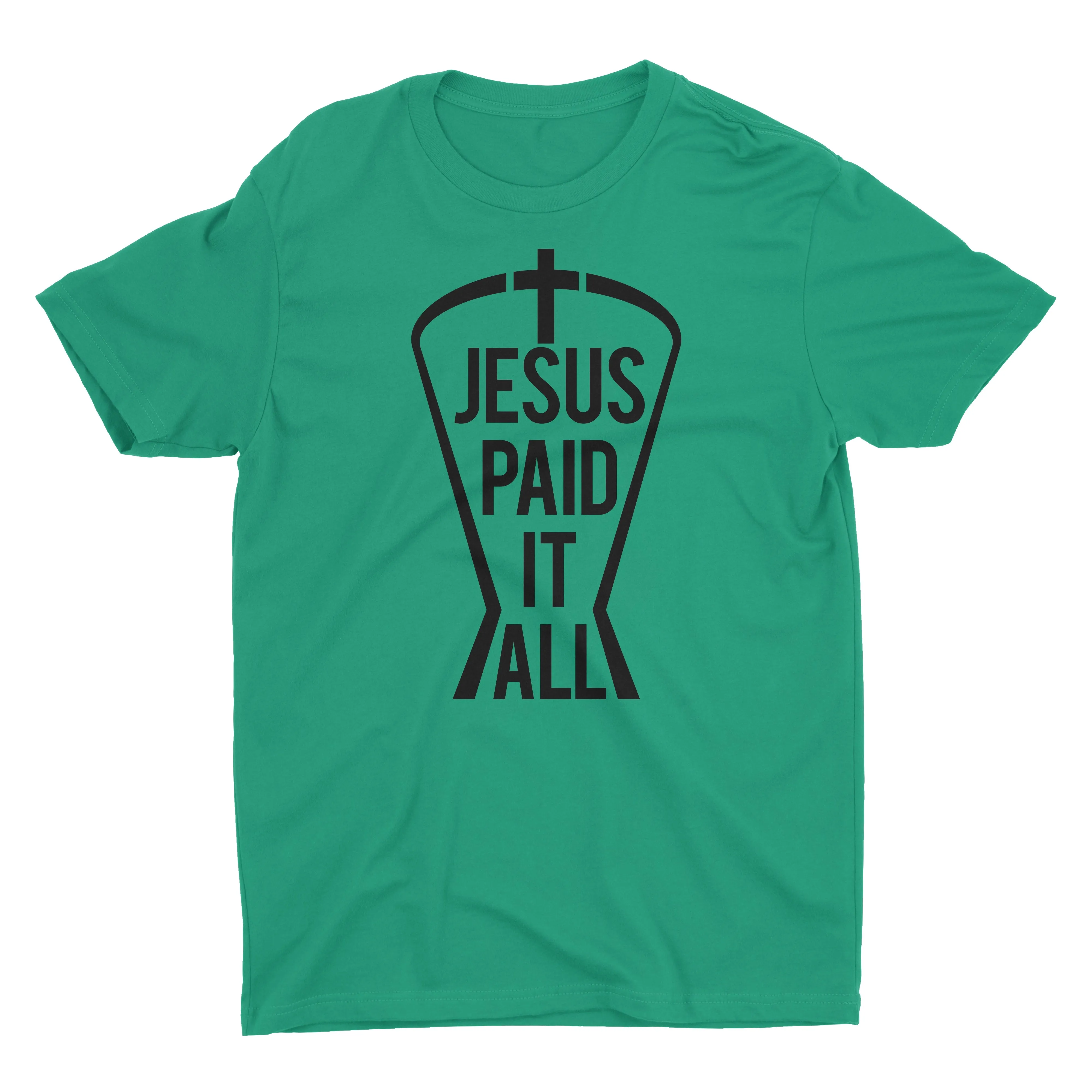 Jesus Paid It All Cross T-Shirt for Men