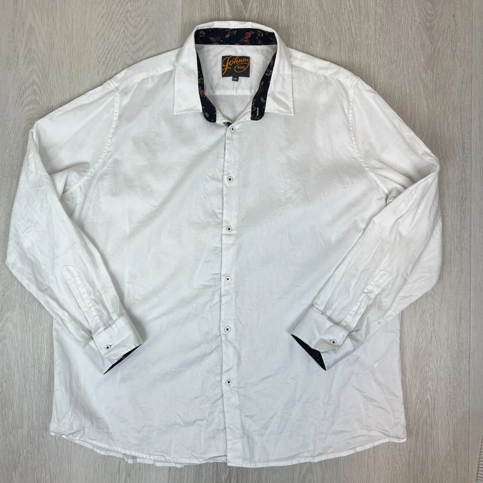 Johnny Bigg Mens Long Sleeve Button Up Shirt Size 4XL (2 Shirts)
