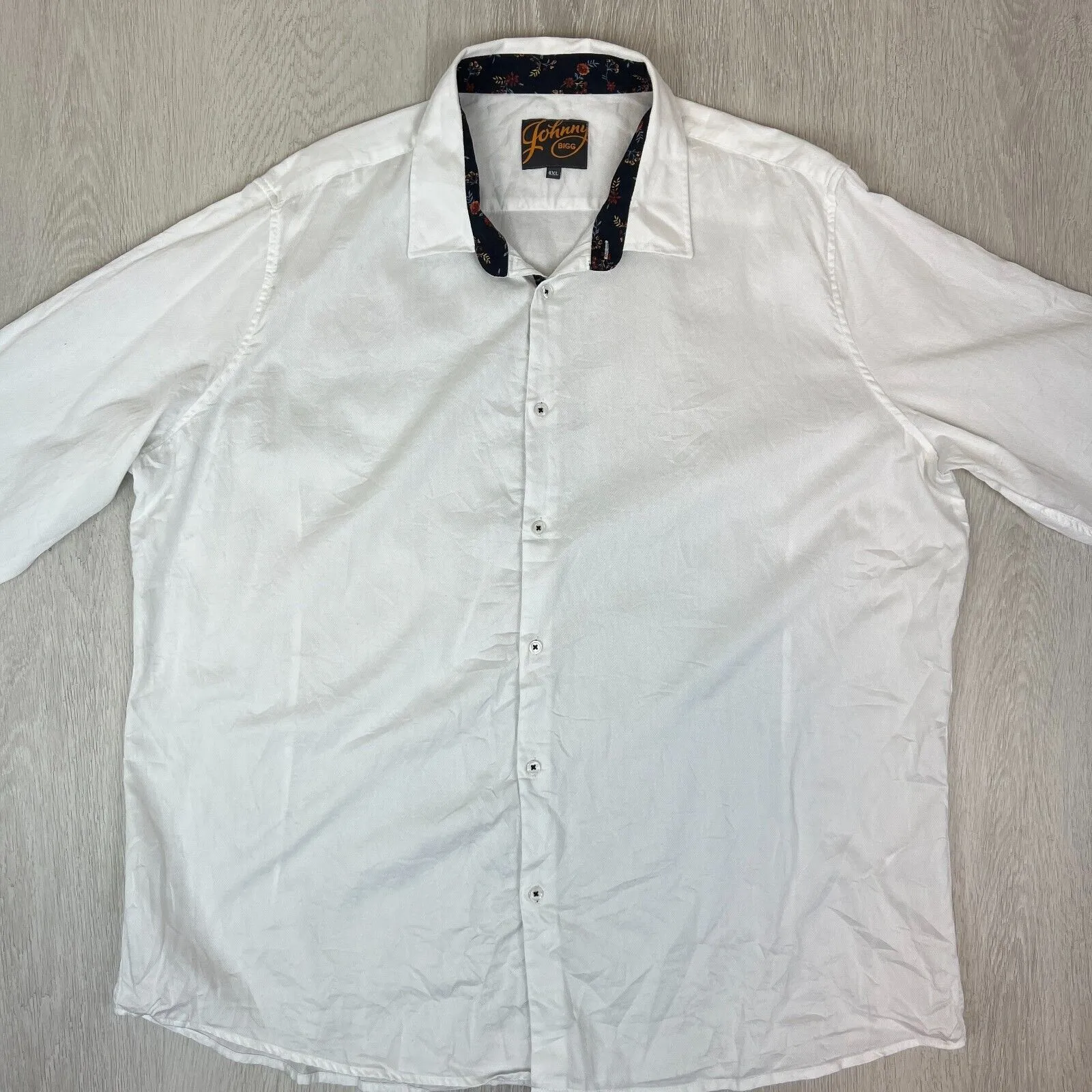 Johnny Bigg Mens Long Sleeve Button Up Shirt Size 4XL (2 Shirts)
