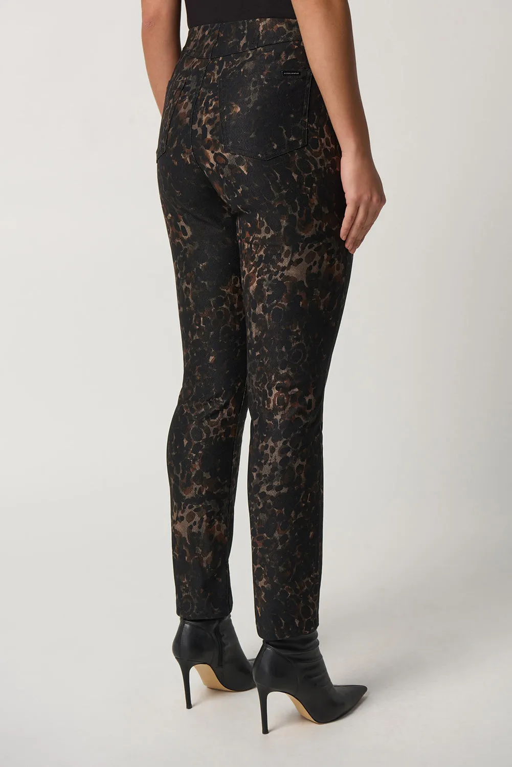 Joseph Ribkoff Animal Print Slim-Fit Jeans Jr233915