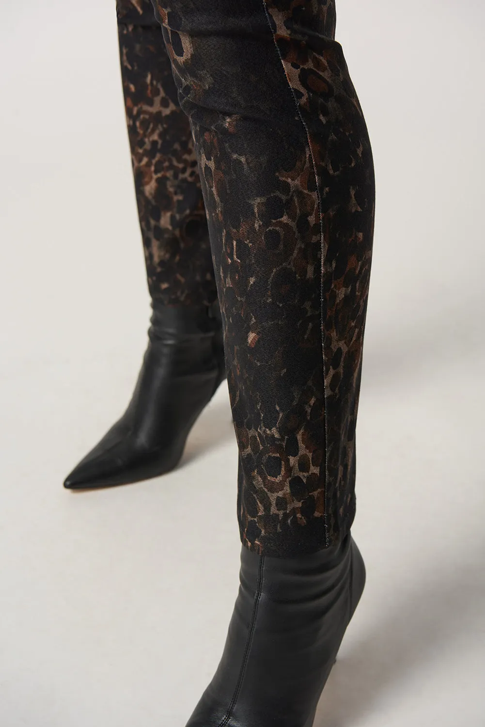 Joseph Ribkoff Animal Print Slim-Fit Jeans Jr233915