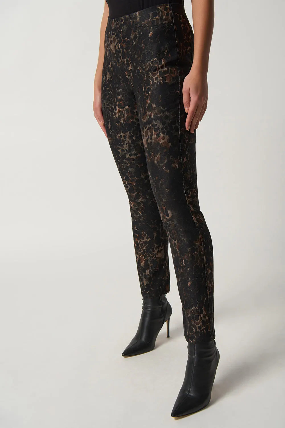 Joseph Ribkoff Animal Print Slim-Fit Jeans Jr233915