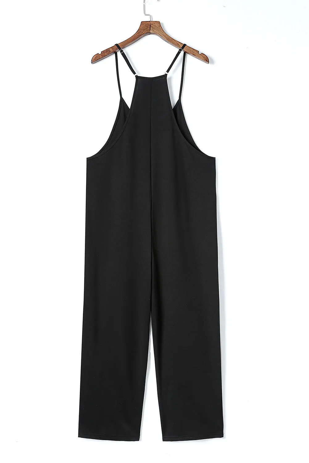 Killian Pocketed Spaghetti Strap Wide Leg Jumpsuit
