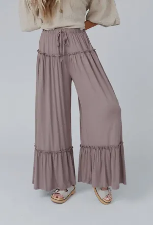 Kimber Frilled Wide Leg Pants