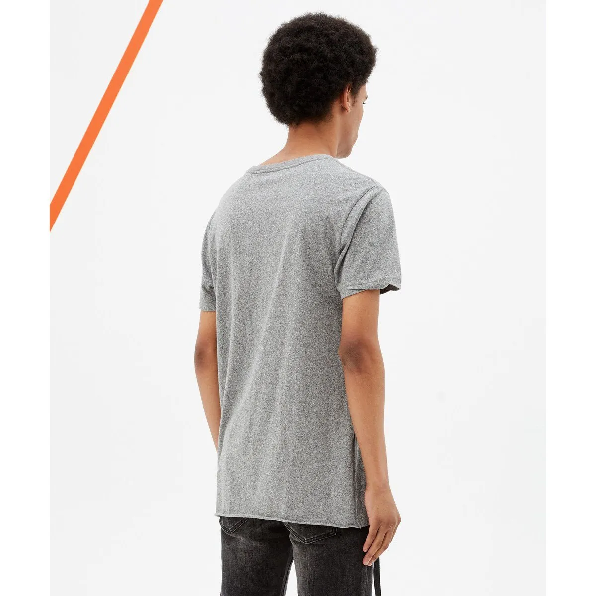 Ksubi Fancy Dollar SS Tee Grey Marl Men 42880-LGY