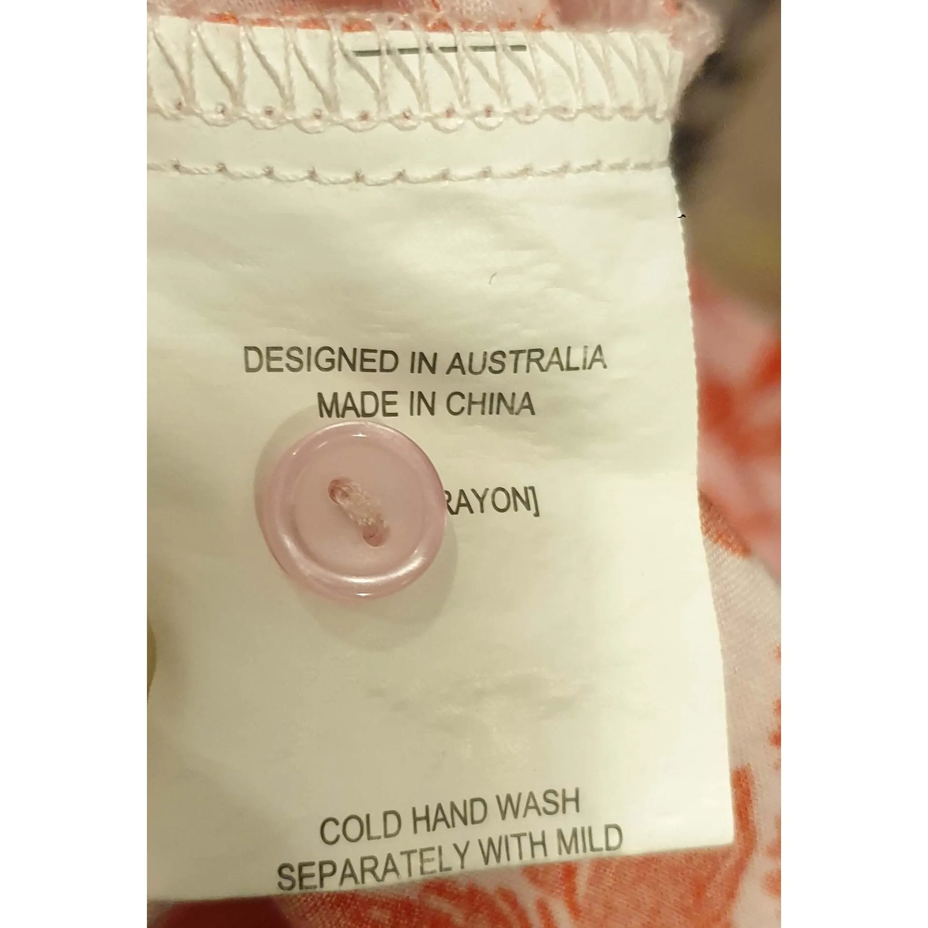 Label of Love pink print dress size 22
