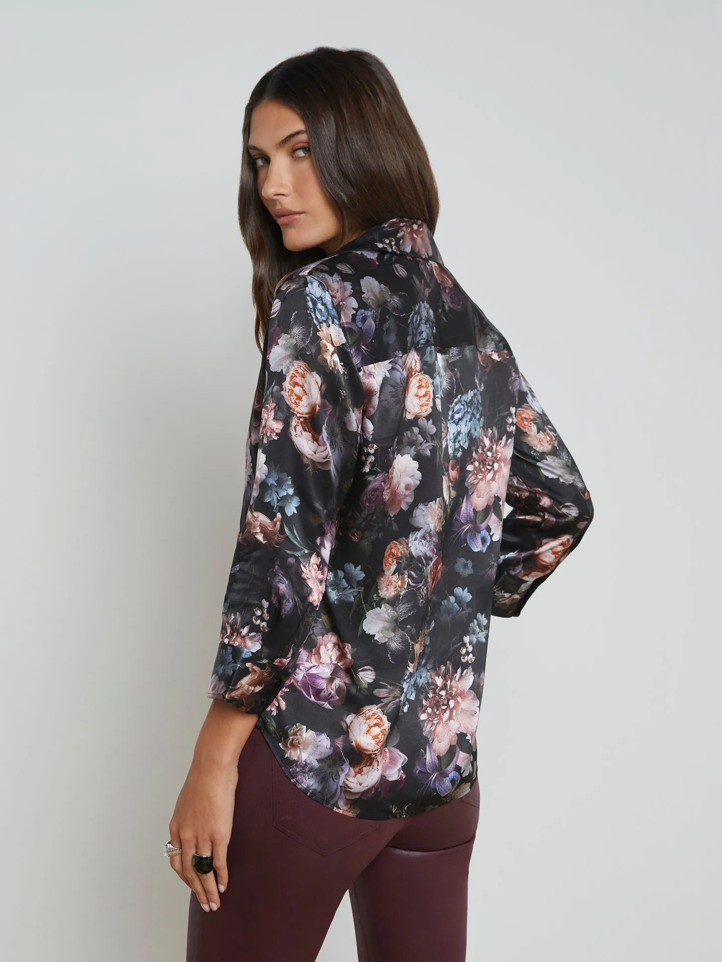 Lagence Dani 3/4 Sleeve Blouse