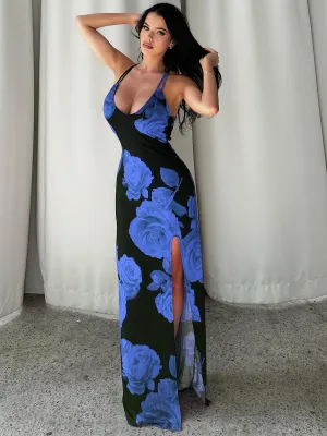Large Floral Maxi Dress