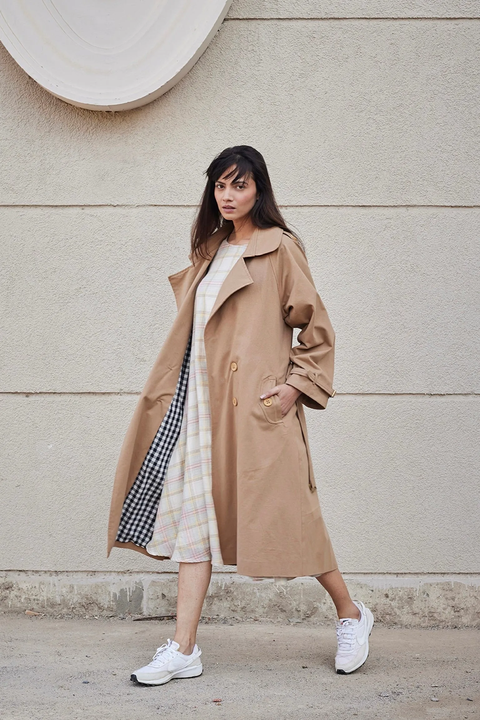 Latte Trench Coat