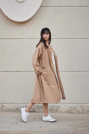 Latte Trench Coat