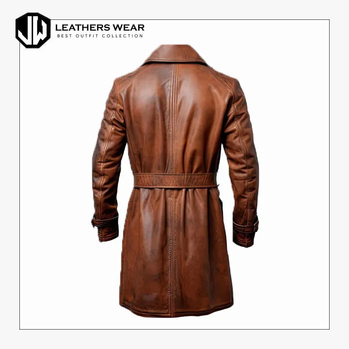 Leather Trench Jacket